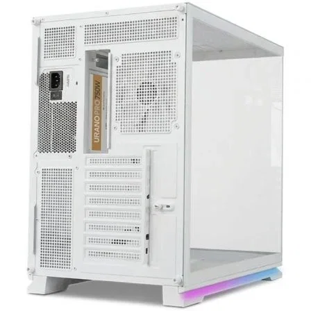 NOX Galaxy Semitorre ATX Blanca ARGB con Ventana Frontal USB 3.0 y Fuente